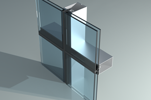 PW1000-TI160 thermally improved curtainwall