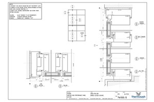CAD Download - PW1000 - 200mm Mullion Double Glazed Seismic