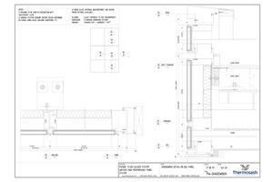 CAD Download - PW1000 - Shadowbox Detail on Double Glazed Panel