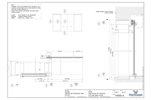 CAD Download - PW1000 - 160mm Mullion Seismic with Frameless Glass Auto Door (Single Glazed)