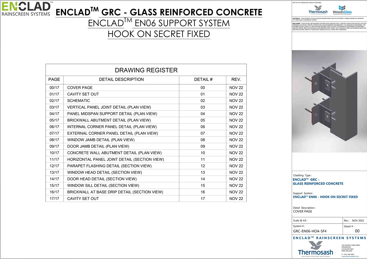CAD Download - GRC Cladding Support - EN06