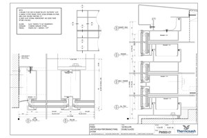 CAD Download - PW800 - 160mm Mullion Double Glazed